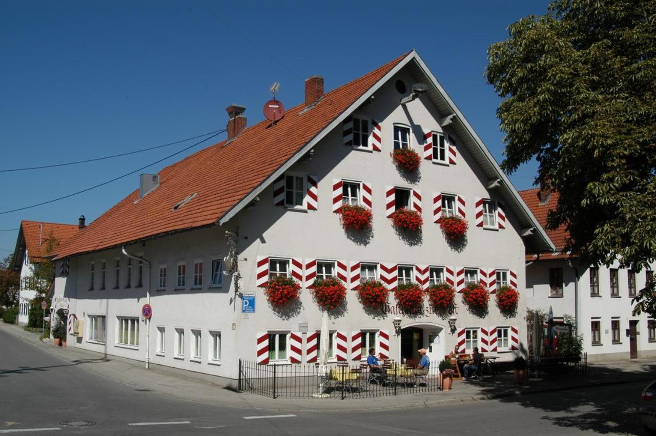 Hotel Gasthaus Zur Post Waal Exterior foto